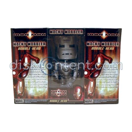 Iron Man Ultimate Edition Bobble Head Gift Set - back view