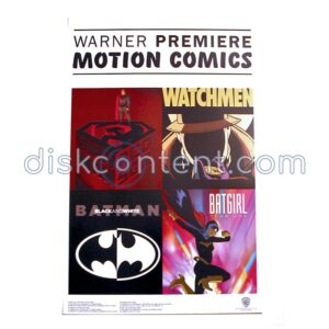 Warner Premiere Motion Comics Promo Poster