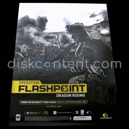 Operation Flashpoint: Dragon Rising Promo Poster - other side